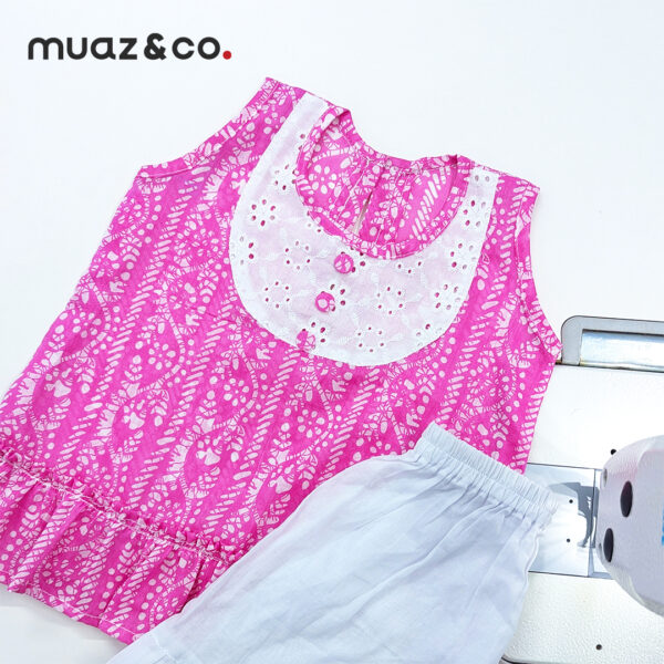 Floral Printed Cotton Baby Dress - Image 2